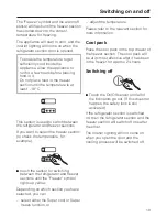 Предварительный просмотр 19 страницы Miele KFN 14947 SDE ed/cs-1 Operating And Installation Instructions