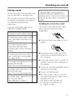 Предварительный просмотр 21 страницы Miele KFN 14947 SDE ed/cs-1 Operating And Installation Instructions