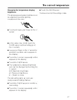 Предварительный просмотр 27 страницы Miele KFN 14947 SDE ed/cs-1 Operating And Installation Instructions