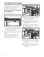 Предварительный просмотр 72 страницы Miele KFN 14947 SDE ed/cs-1 Operating And Installation Instructions