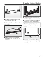 Предварительный просмотр 77 страницы Miele KFN 14947 SDE ed/cs-1 Operating And Installation Instructions