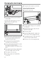 Preview for 66 page of Miele KFN 14947 SDE ed Operating And Installation Instructions