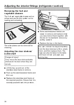 Предварительный просмотр 38 страницы Miele KFN 15842 D ed/cs Operating And Installation Instructions