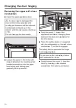 Предварительный просмотр 72 страницы Miele KFN 15842 D ed/cs Operating And Installation Instructions