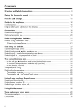 Preview for 2 page of Miele KFN 16947 D ed/cs Operating And Installation Instructions