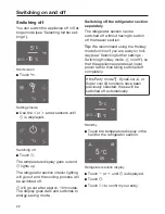 Preview for 22 page of Miele KFN 28032 D ws Operating And Installation Instructions