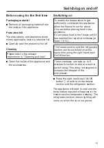 Preview for 19 page of Miele KFN 28132 D edt/cs Operating And Installation Instructions