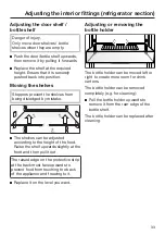 Preview for 33 page of Miele KFN 28132 D edt/cs Operating And Installation Instructions