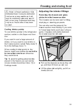 Preview for 59 page of Miele KFN 29233 D bb Operating And Installation Instructions