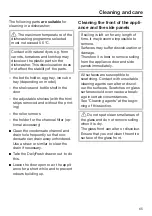 Предварительный просмотр 65 страницы Miele KFN 29233 D bb Operating And Installation Instructions