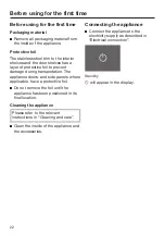 Preview for 22 page of Miele KFN 29243 D ed/cs Operating And Installation Instructions