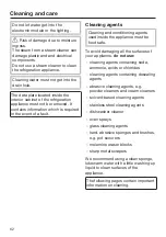 Preview for 62 page of Miele KFN 29243 D ed/cs Operating And Installation Instructions