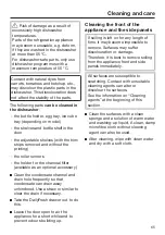 Preview for 65 page of Miele KFN 29243 D ed/cs Operating And Installation Instructions