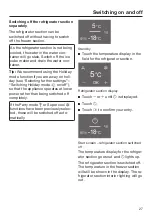 Preview for 27 page of Miele KFN 29493 DE edt/cs Operating And Installation Instructions