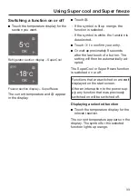 Предварительный просмотр 33 страницы Miele KFN 29493 DE edt/cs Operating And Installation Instructions