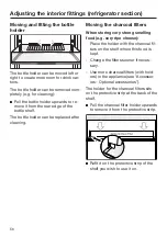 Предварительный просмотр 56 страницы Miele KFN 29493 DE edt/cs Operating And Installation Instructions