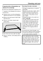 Preview for 65 page of Miele KFN 29493 DE edt/cs Operating And Installation Instructions