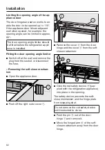 Preview for 92 page of Miele KFN 29493 DE edt/cs Operating And Installation Instructions