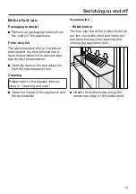 Предварительный просмотр 19 страницы Miele KFN 37232 iD Operating And Installation Instructions