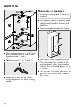 Предварительный просмотр 64 страницы Miele KFN 37232 iD Operating And Installation Instructions