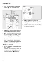 Предварительный просмотр 74 страницы Miele KFN 37232 iD Operating And Installation Instructions