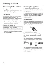 Preview for 22 page of Miele KFN 37432 iD Operating And Installation Instructions