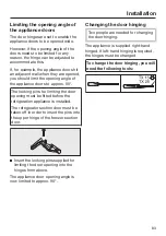 Preview for 83 page of Miele KFN 37432 iD Operating And Installation Instructions