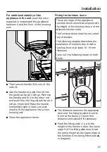 Preview for 95 page of Miele KFN 37432 iD Operating And Installation Instructions