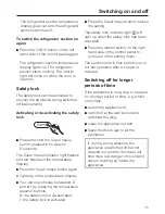 Preview for 15 page of Miele KFN 763 SD ed Operating And Installation Instructions