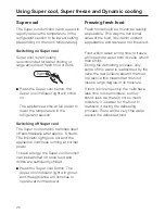 Preview for 20 page of Miele KFN 763 SD ed Operating And Installation Instructions