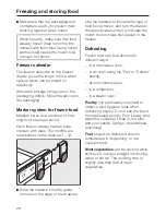 Preview for 28 page of Miele KFN 763 SD ed Operating And Installation Instructions