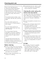 Preview for 32 page of Miele KFN 763 SD ed Operating And Installation Instructions