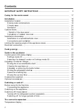 Preview for 2 page of Miele KFN 7734 D Operating Instructions Manual