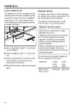 Preview for 22 page of Miele KFN 7734 D Operating Instructions Manual