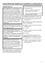 Preview for 47 page of Miele KFN 7734 D Operating Instructions Manual