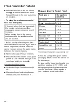 Preview for 66 page of Miele KFN 7734 D Operating Instructions Manual