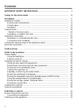 Preview for 2 page of Miele KFN 7784 D Operating Instructions Manual