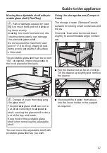 Preview for 37 page of Miele KFN 7784 D Operating Instructions Manual