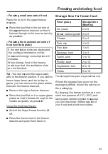 Preview for 63 page of Miele KFN 7784 D Operating Instructions Manual