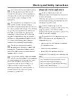 Preview for 11 page of Miele KFN 8701 SE ed-1 Operating And Installation Instructions