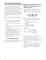 Preview for 16 page of Miele KFN 8701 SE ed-1 Operating And Installation Instructions