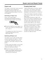 Preview for 21 page of Miele KFN 8701 SE ed-1 Operating And Installation Instructions