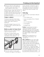 Preview for 29 page of Miele KFN 8701 SE ed-1 Operating And Installation Instructions