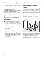 Preview for 46 page of Miele KFN 8701 SE ed-1 Operating And Installation Instructions