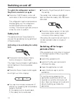 Preview for 16 page of Miele KFN 8767 S ed-2 Operating And Installation Manual