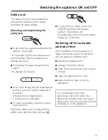 Предварительный просмотр 15 страницы Miele KFN 8995 SD ED-1 Operating And Installation Instructions