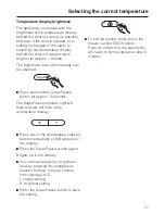 Предварительный просмотр 21 страницы Miele KFN 8995 SD ED-1 Operating And Installation Instructions