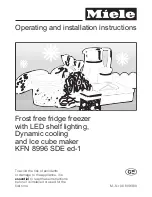 Preview for 1 page of Miele KFN 8996 SDE ED-1 Operating And Installation Manual