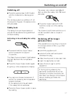 Preview for 17 page of Miele KFN 8996 SDE ED-1 Operating And Installation Manual