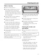 Preview for 37 page of Miele KFN 9755 IDE Operating And Installation Instructions